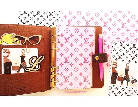 louis vuitton agenda pm dividers|louis vuitton planner sizes.